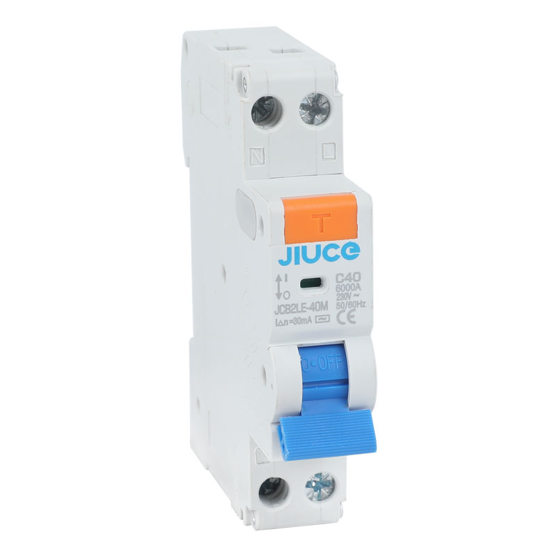JCB2LE-40M 1P+N mini RCBO одномодульный выключатель защитного отключения с защитой от перегрузки 6 кА