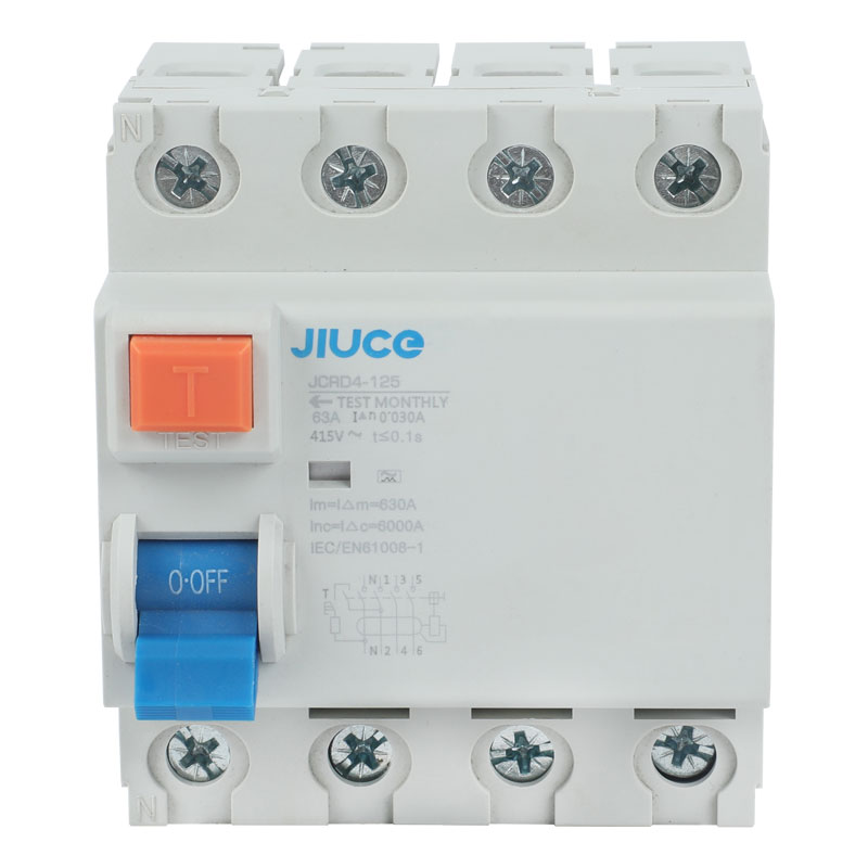 JCRD4-125 4 Pole RCD residual current circuit breaker Type AC or Type A RCCB   (1)