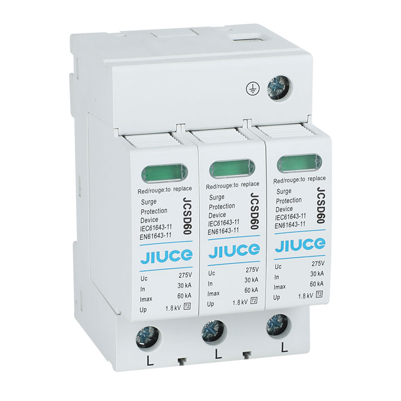Dispositivo de protección contra sobretensiones JCSD-60 Descargador de sobretensión 30/60kA