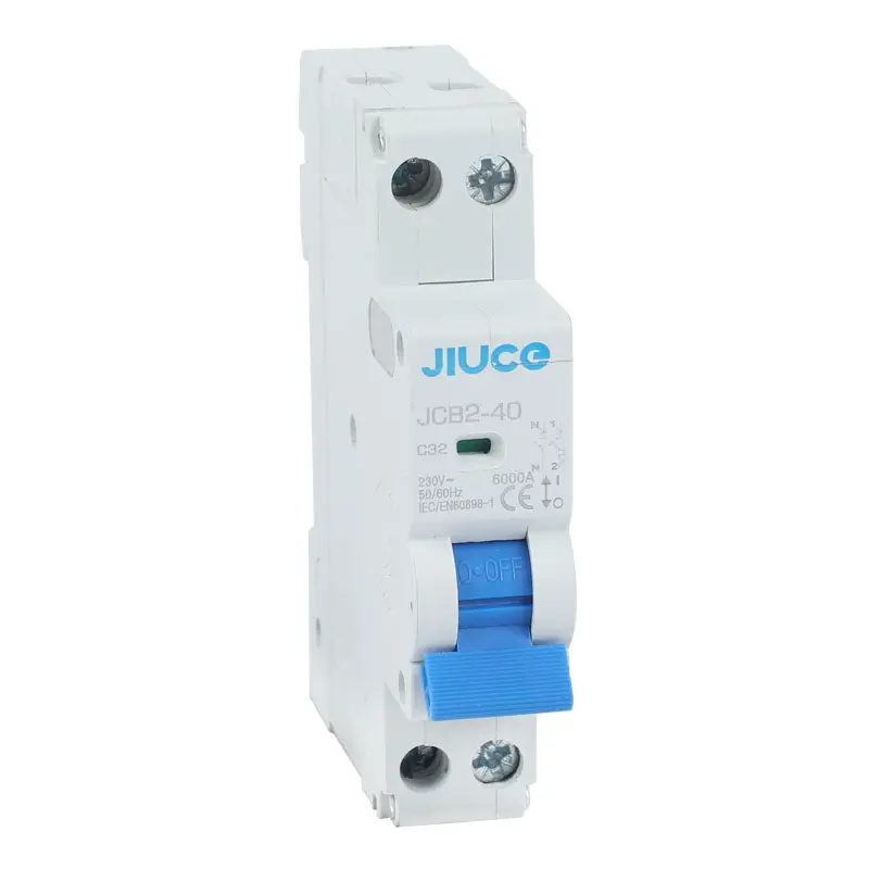 JCB2-40M Miniatura Circuit Breaker: Senekzempla Protekto kaj Fidindeco
