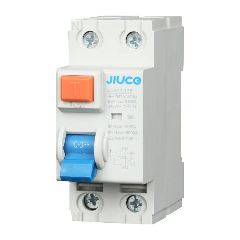 2 Pole RCD residual current circuit breaker Type AC or Type A RCCB  JCRD2-125