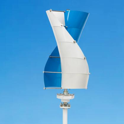 Wind turbine vertical Komplementaryong tanawin para sa gamit sa bahay