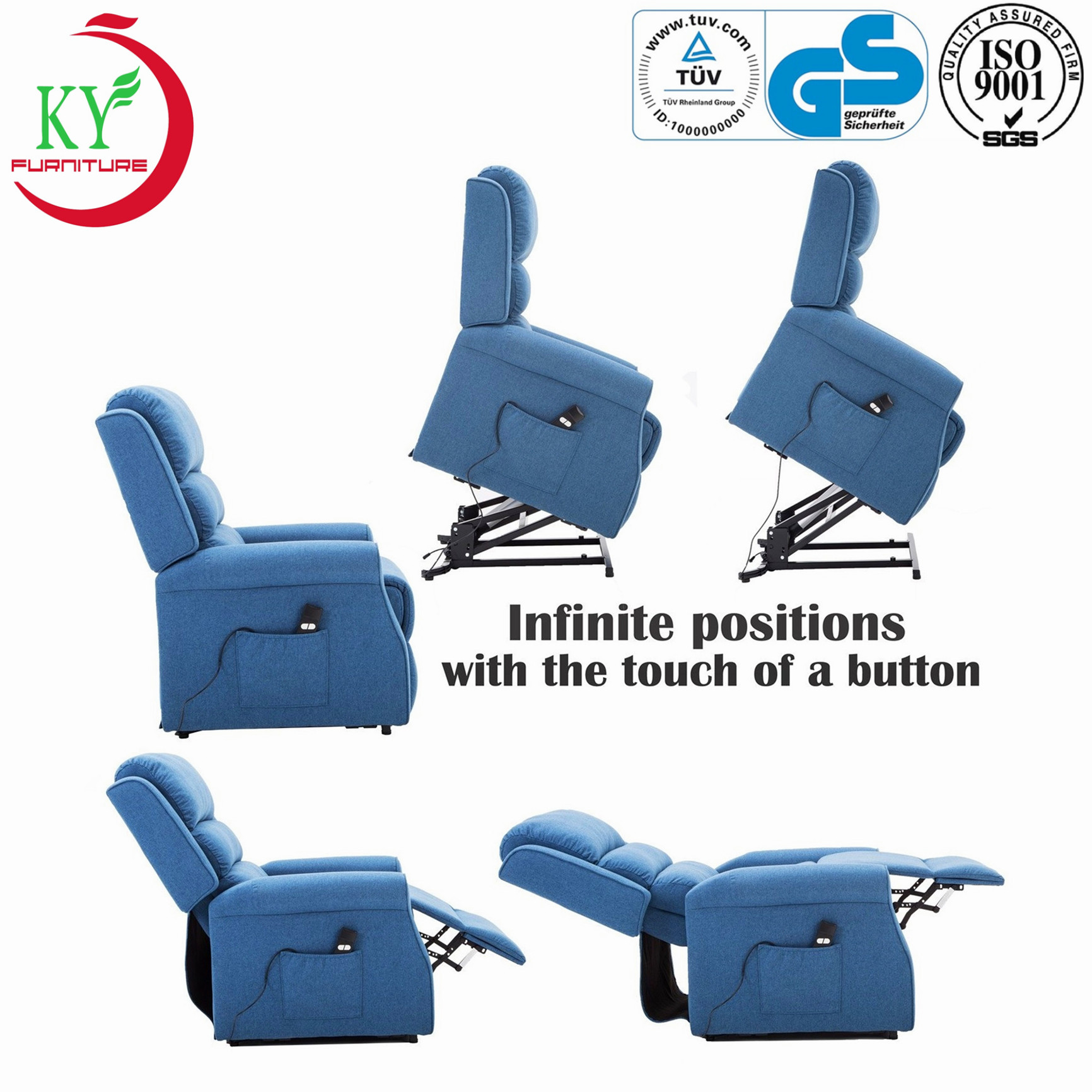 Different Position of lift recliner
