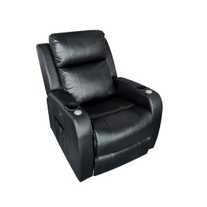 Komforta ādas pacelšanas krēsls