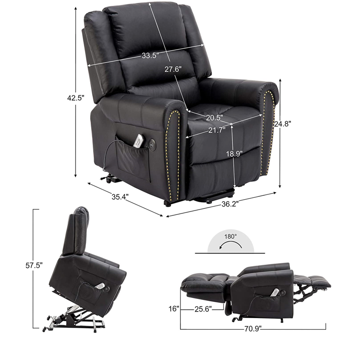 So wählen Sie einen Liftstuhl aus – Welche Stuhlgröße benötigen Sie?