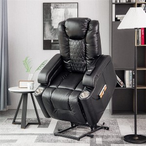 Chaise reclinable élévatrice en cuir Ultra Comfort