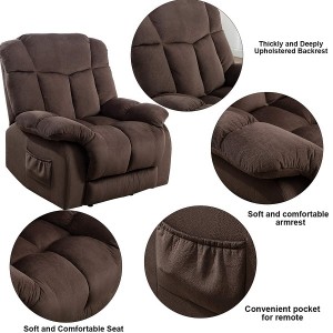 Leather Lift Recliner Stoel