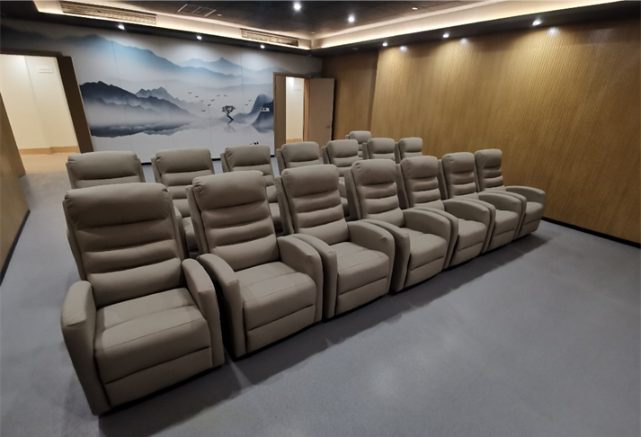 A theater project was completed for the elderly rehabilitation center