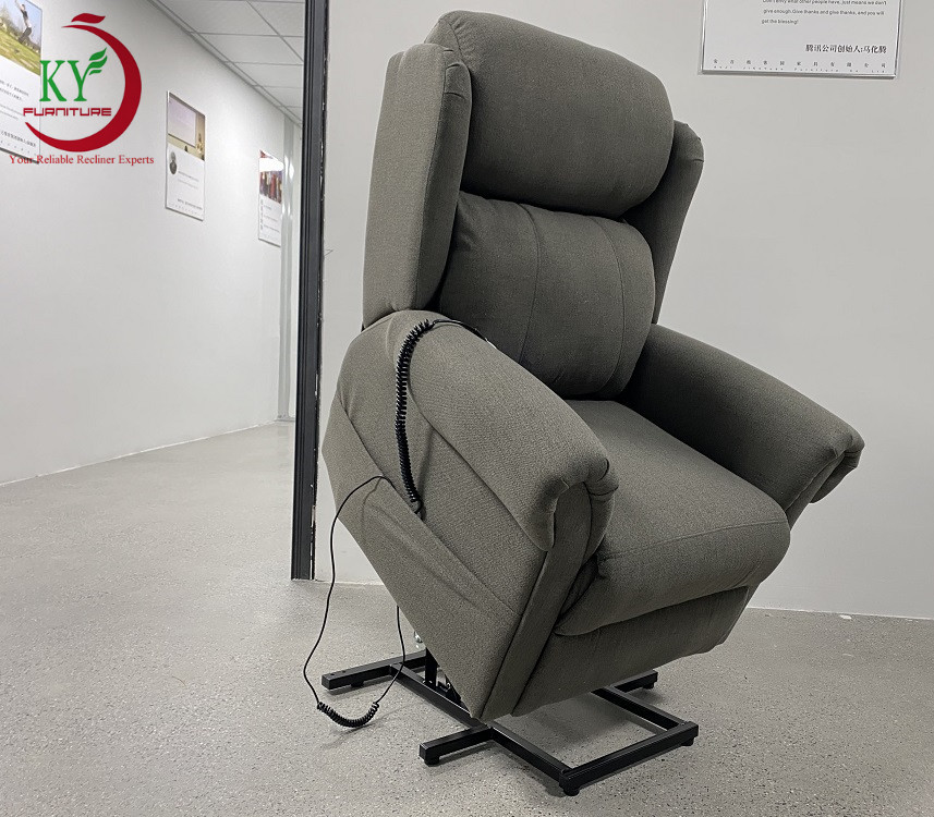 Dvomotorna fotelja za podizanje snage s funkcijom masaže i naslonom za glavu
