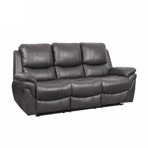 China Grey Reclining Couch Set Factory –  Recliner Sofa Set-Boston – JKY