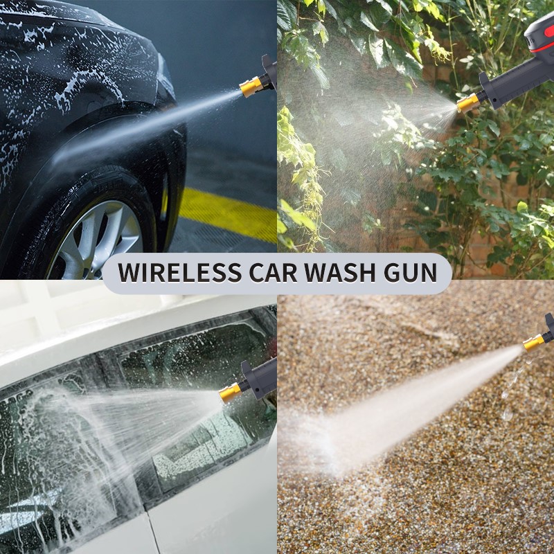 which way is better to wash the car with a traditional high-pressure water gun or fully automatic car washing machine?