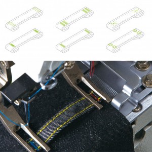 JK254-ZD Máquina de coser con presillas para cinturón de doble aguja completamente automática