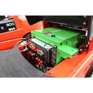 JEF-S30 Forklift Listrik 3 ton dengan baterai Li-ion Forklift baterai lithium untuk penggunaan di luar ruangan (tersedia 2,5Ton&3,5Ton)