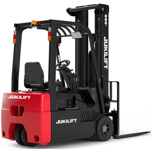 JEF-T15 1.5 Ton Three-Wheel Electric Forklift with Li-ion battery Lithium battery forklift(1.8Ton&2.0Ton available)