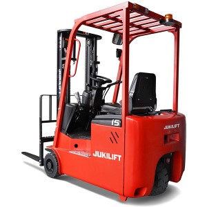 Forklift Listrik Roda Tiga JEF-T15X 1,5 Ton dengan forklift baterai AGM