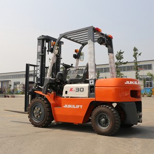 JDF-H30B 3 ton Diesel Forklift cum Iaponica vel Chinese Engine pro velit usu (2.0Ton-3.5Ton available)