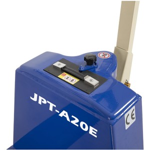 Transpallet elettrico JPT-A20E da 2,0 tonnellate con batteria agli ioni di litio (disponibile 1,5 tonnellate)