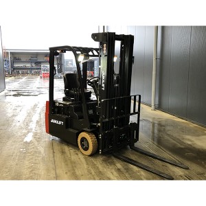 JEF-T15 1.5 Ton Three-Wheel Electric Forklift with Li-ion battery Lithium battery forklift(1.8Ton&2.0Ton available)