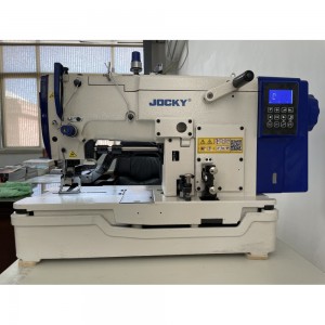 JK-B781F-2S Direct drive straight button holing machine with double stepper motors