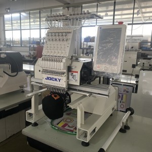 JK-BC1201 Cap embroidery machine,12 needle 1 head, 510x400mm