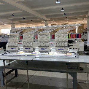 JK-BC1504 Computerized Caps Embroidery Machine, 15 needle 4 head, 400x400mm