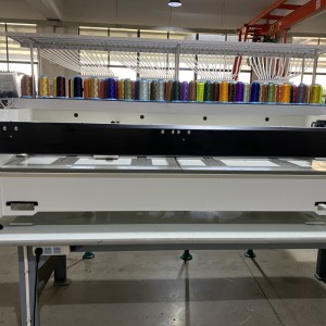 Máquina de bordar gorras computarizada JK-BC1504, 15 agujas y 4 cabezales, 400x400 mm