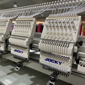 JK-BC1504 Компьютеризированная машина для вышивания шапок, 15 игл, 4 головки, 400x400 мм