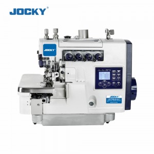 ماكينة خياطة الأوفرلوك الصناعية ذات التغذية العلوية والسفلية المحوسبة فائقة السرعة JK-FT900-4D-EUT