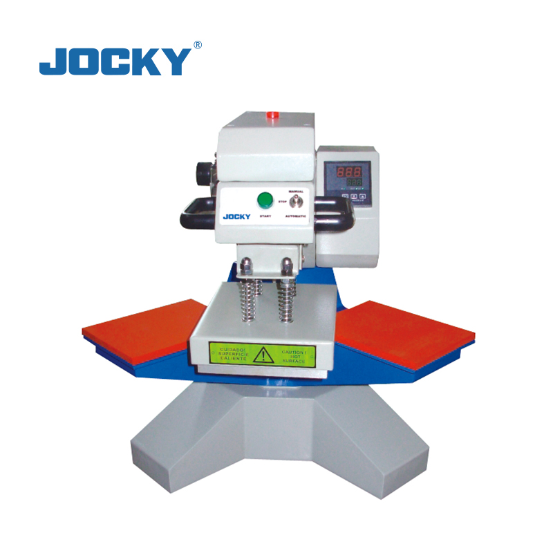 Máquina neumática de transferencia de calor de doble estación JK-G1520