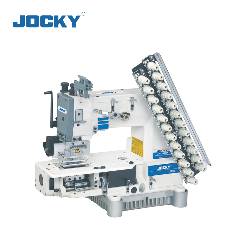 JK008-13032P Çok iğneli çift zincirli yuvarlak dikiş makinesi (13 iğne)