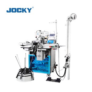 JK200E-HCS Automatic elastic ribbon splicing machine with ultrasonic cutter