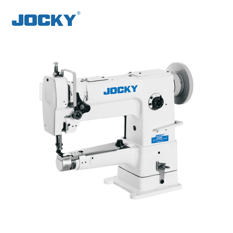 Máquina de coser con alimentación compuesta de bancada cilíndrica JK246N (lubricación automática)