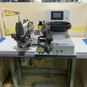 JK373DD-LK917 Direct drive button attaching machine with automatic vertical type button feeding device