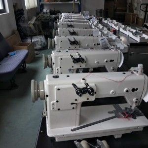 Máquina de costura ponto corrente JK390-2N 2 agulhas