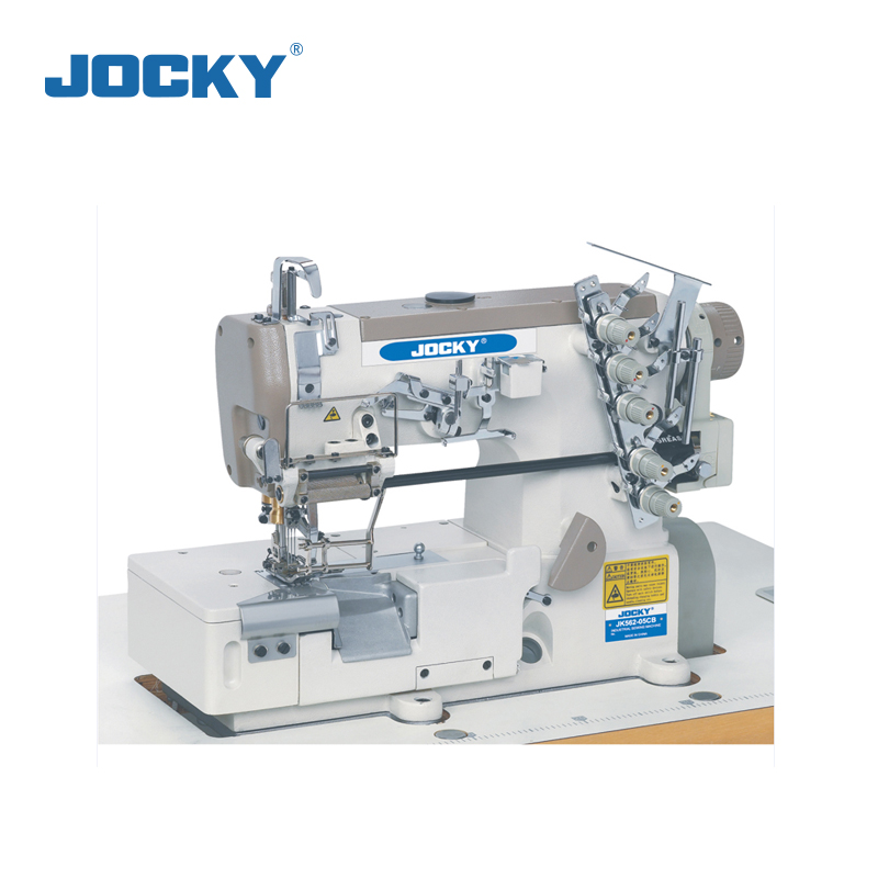 JK562DD-05CB Direct drive flat bed interlock sewing machine for attach elastic lace