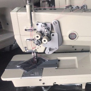 JK875 Máquina de coser de pespunte de doble aguja