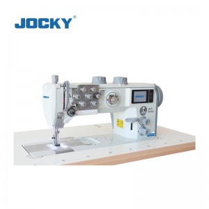 JK877-221226 Máquina de coser de alimentación compuesta de doble aguja