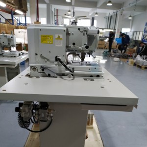 JK9820-01 Máquina perforadora de botones eléctrica para ojales (cortahilos superior e inferior)