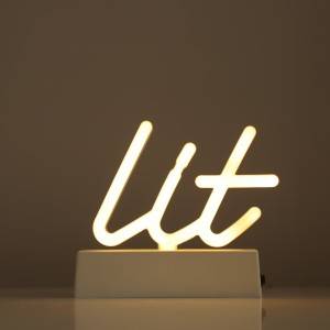 luz de néon de plástico UT