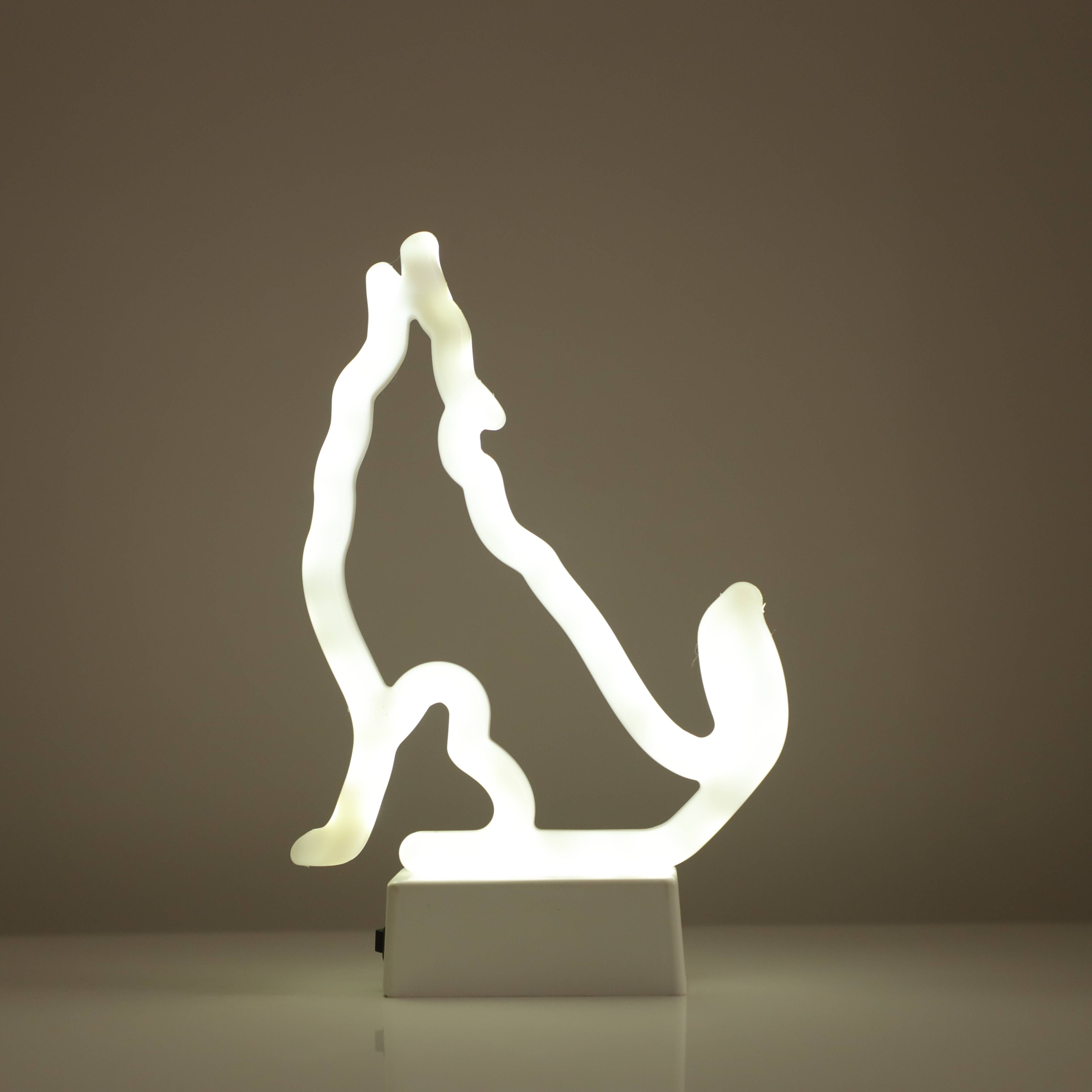 factory Outlets for Led Desk And Clip Lamp - Wolf  plastic neon light – Jowye