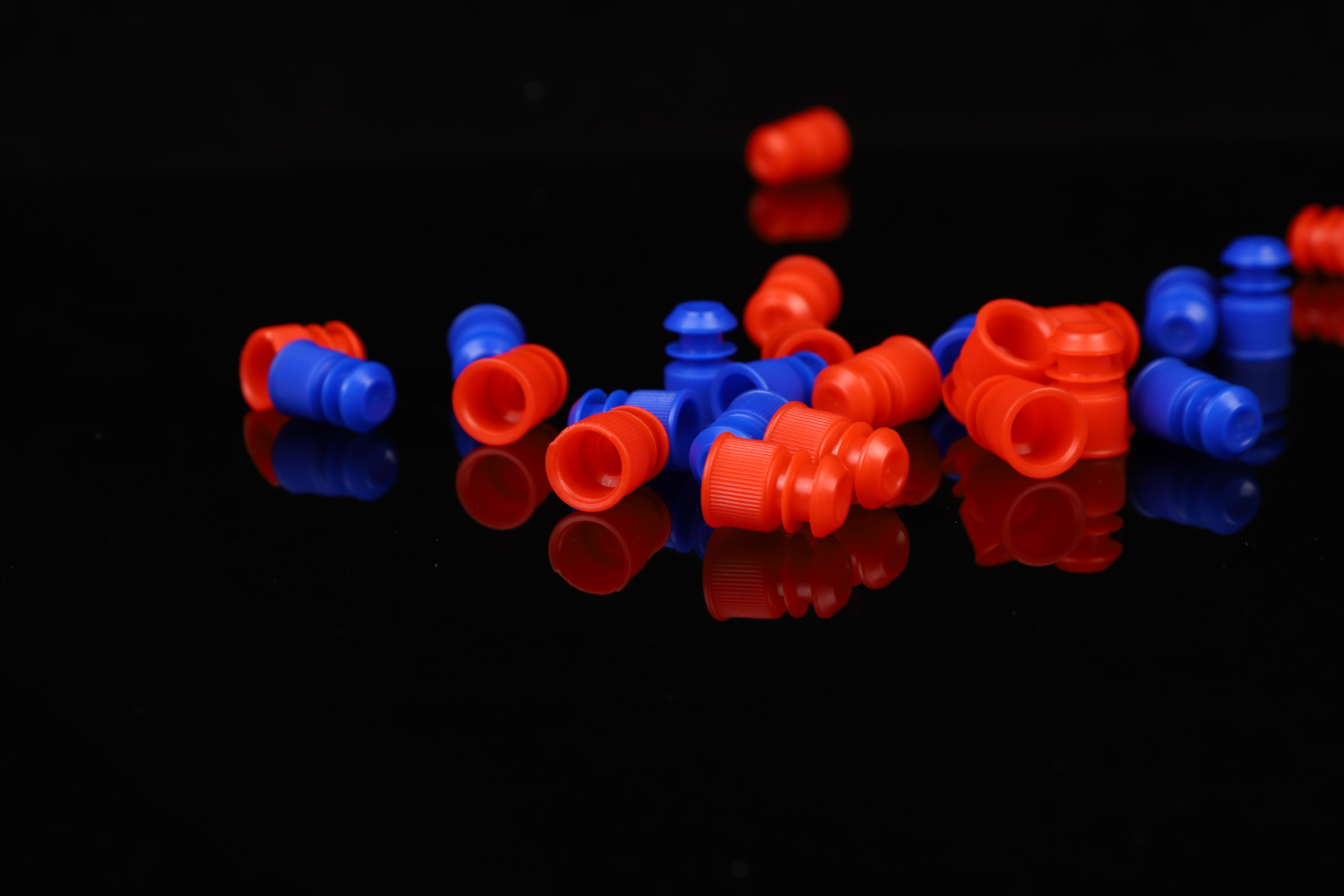 Laboratory PE material tube plug of various sizes customized