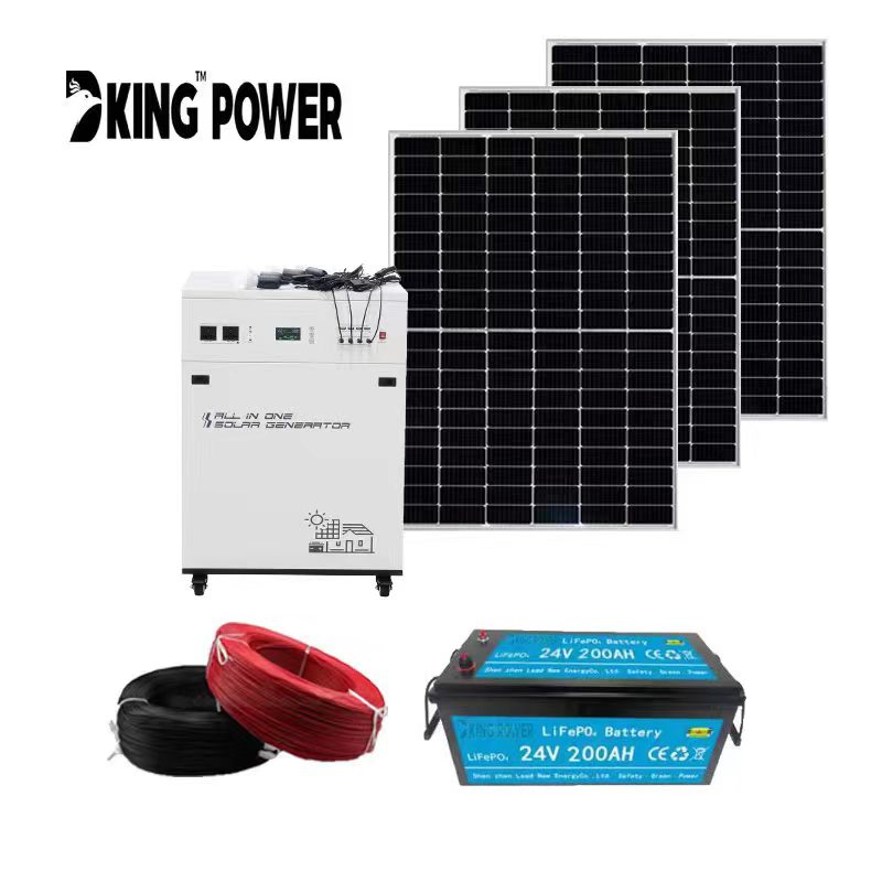 DKSESS 2KW オフグリッド/ハイブリッド オールインワン太陽光発電システム ポータブル キャンプ用太陽光発電機