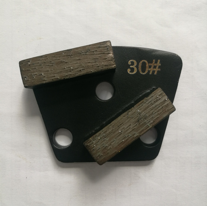 30/40 extra soft Bond diamond double bar tool-concrete floor grind & resurface
