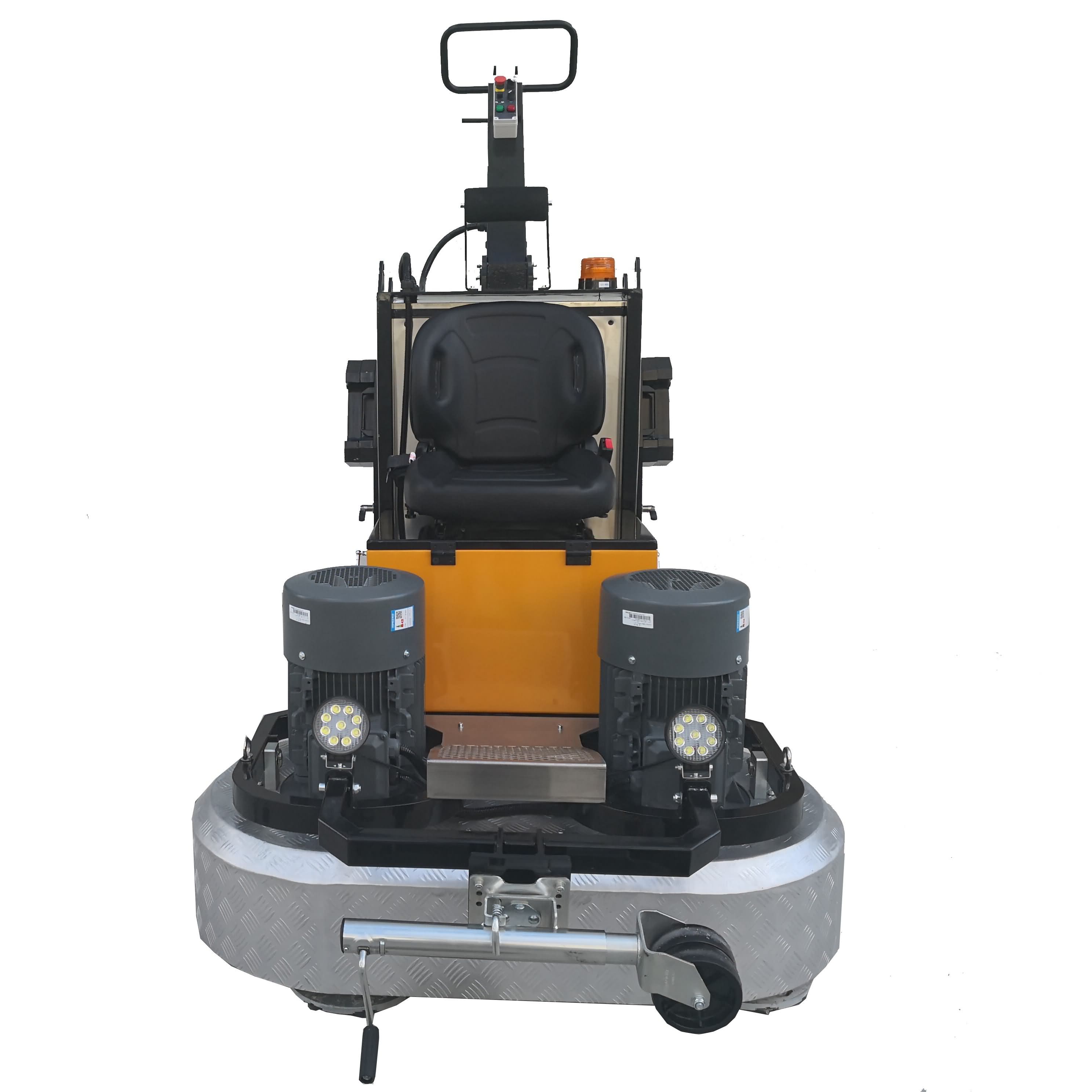 D1400 Moedl 30HP Big Power 48 Heads Double Planetary Ride on  Marble Concrete Floor Grinding Machine