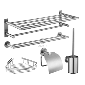Customizable Stainless Steel Corner Rack for Bathroom