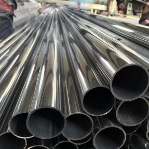 Stainless steel round welded pipe