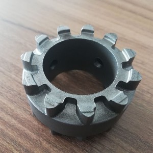 Powder metallurgy transmission dual gear for green house open system
