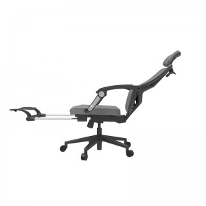 Modern High Back Ergonomic Rolling Swivel Recliner Mesh Office Chair With Footrest