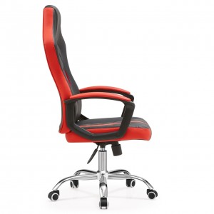 High Back Ergonomic Leather Racing Style Adjustable Height Computer Gaming Chair