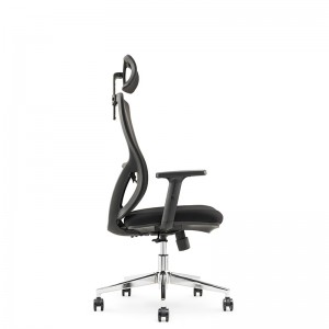 High Back Mesh Ergonomic Adjustable PC Office Chair with Headrest